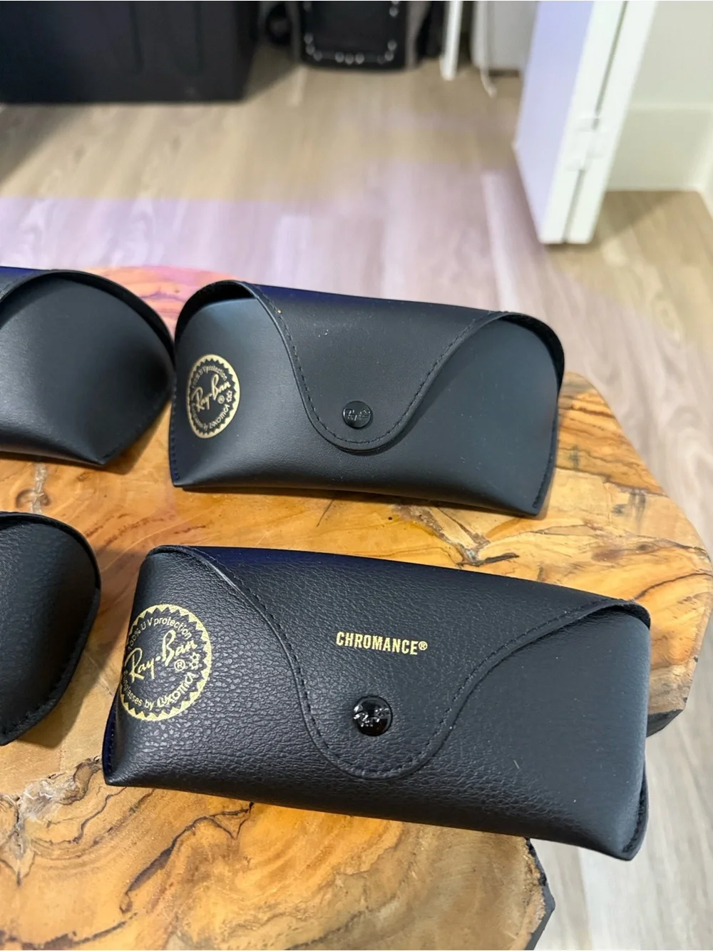 19 Luxury Sunglass Cases/Pouches Omega, Ray Ban, Versace and Tom Ford